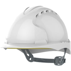Casque de travail glissière ventilé EVO2 Comfort Plus Blanc