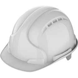 Casque de sécurité crémaillère à visière longue MK®7.0 - Blanc Non-ventilé