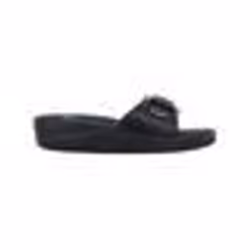 Mules - SCHOLL - NEW MASSAGE - Talon plat - Noir - Bleu