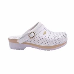 Scholl Clog supercomfort Charentaises Femelle 41 Blanc