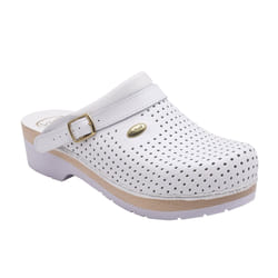 Scholl Clog supercomfort Charentaises Femelle 44 Blanc