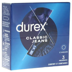 Durex Classic Jeans 3 Préservatifs