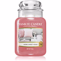 Yankee Candle Home Sweet Home, Cylindre, Rouge, Malt, Carnation, Vanille, 110 h, 1 pièce(s)