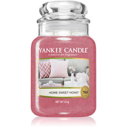 Yankee Candle Home Sweet Home bougie en cire Cylindre Malt, Carnation, Vanille Rouge 1 pièce(s)