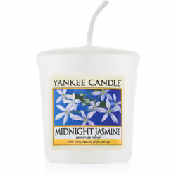 La bougie votive Yankee Candle Midnight Jasmine parfume votre intérieur d’une agréable odeur et crée ainsi une atmosphère cos ...