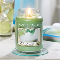 Yankee Candle 1106730E bougie en cire Rond Citron, Citron vert, Vanille Vert 1 pièce(s)