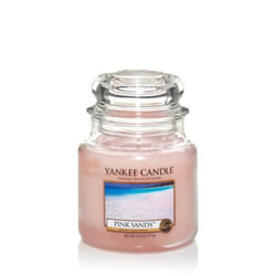 Yankee Candle Medium Jar Pink Sands bougie en cire Rond Vanille Rose 1 pièce(s)