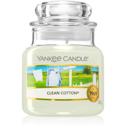 Yankee Candle Clean Cotton bougie en cire Cylindre CEDAR, Musc, Vétiver, Bois Blanc 1 pièce(s)