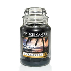 Yankee Candle Large Jar Black Coconut bougie en cire Rond Noix de coco Noir 1 pièce(s)