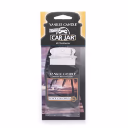 Yankee Candle Black Coconut, Hanging freshener, Support, Noir, Powder, Wood, Musk, 80 mm, 190 mm