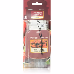 Le désodorisant à suspendre pour voiture Yankee Candle Black Cherry est un accessoire idéal qui parfumera agréablement votre  ...