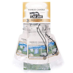 Yankee Candle Clean Cotton Bonus Pack Rafraîchisseur d'air suspendu