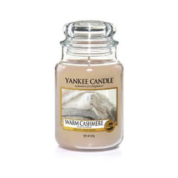 Yankee Candle Warm Cashmere bougie en cire Rond Bois de cachemire Beige 1 pièce(s)