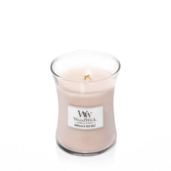 WoodWick 92191 bougie en cire Autres Jasmin, Sel de mer, Vanille Beige