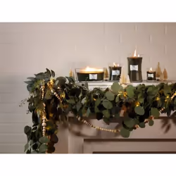 WoodWick Frasier Fir bougie en cire Ellipse Gris 1 pièce(s)