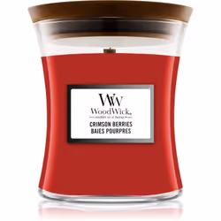 La bougie parfumée Woodwick Crimson Berries embaume votre intérieur d’une agréable odeur et crée ainsi une atmosphère cosy da ...