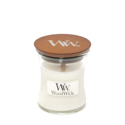WoodWick White Teak bougie en cire Rond Blanc 1 pièce(s)