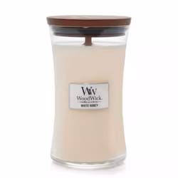 WoodWick White Honey, Cylindre, Blanc, 1 pièce(s)