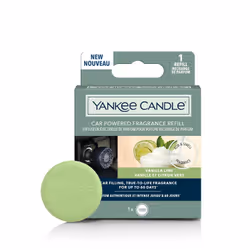 Yankee Candle Vanilla Lime, Désodorisant voiture, Aération, Vert, Vanille, 80 mm, 30 mm