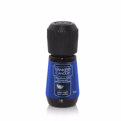 Yankee Candle Calm Night Sleep, Bouteille, Liquide, Bergamote, Eucalyptus, Lavande, Petitgrain, Noir, Bleu, 14 ml
