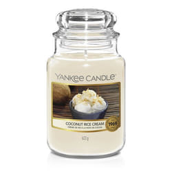 Yankee Candle Coconut Rice Cream bougie en cire Rond Noix de coco Blanc 1 pièce(s)