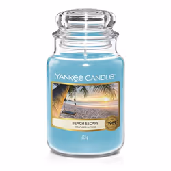 Yankee Candle Beach Escape, Rond, Bleu, 150 h, 1 pièce(s)