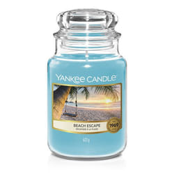 Yankee Candle Beach Escape bougie en cire Rond Bleu 1 pièce(s)