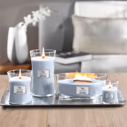 WoodWick Seaside Neroli bougie en cire Rond Bleu 1 pièce(s)