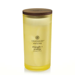 Chesapeake Bay Strength & Energy bougie en cire Cylindre Jaune