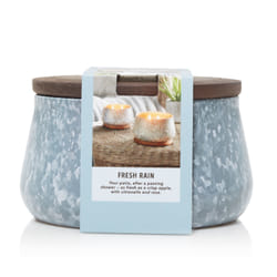 Yankee Candle Fresh Rain bougie en cire Cylindre Eau fraîche Bleu 1 pièce(s)