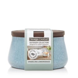Yankee Candle Sparkling Lemongrass bougie en cire Rond Citronnelle Bleu 1 pièce(s)