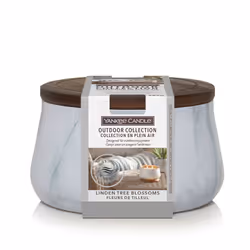 Yankee Candle Linden Tree Blossoms, Rond, Blanc, Cèdre, Citron, Géranium, Citron, Lys, Musc, Glycine, 1 pièce(s)