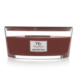 WoodWick Smoked Walnut & Maple bougie en cire Rond Noyer, Bois Marron 1 pièce(s)