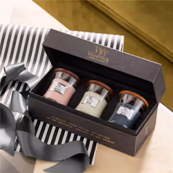 WoodWick 3 Mini Jar Giftset Floral bougie en cire Rond Multicolore 3 pièce(s) - Vue supplémentaire 3