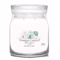 Yankee Candle Baby Powder, Cylindre, Blanc, Amande, 50 h, 1 pièce(s)