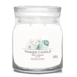 Yankee Candle Baby Powder bougie en cire Cylindre Amande Blanc 1 pièce(s)