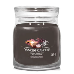 Yankee Candle Black Coconut bougie en cire Cylindre Noix de coco, Bois Noir 1 pièce(s)