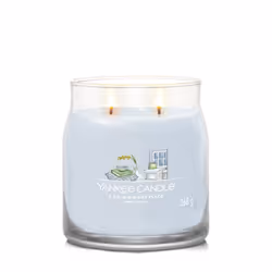 Yankee Candle A Calm & Quiet Place bougie en cire Rond Ambre, Cèdre, Jasmin, Mandarin, Musc, Patchouli, Bois de santal Gris 1 pièce(s)