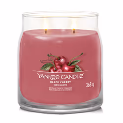 Yankee Candle Black Cherry bougie en cire Cylindre Cerise Rouge 1 pièce(s) - Vue supplémentaire 3