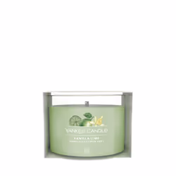Yankee Candle Vanilla Lime, Rond, Vert, Citron vert, Vanille, Sucre de canne, 10 h, 1 pièce(s)