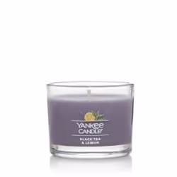 Yankee Candle Black Tea &amp; Lemon, Cylindre, Violet, Black tea (leaf), Citron, 10 h, 1 pièce(s)