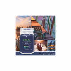 Yankee Candle Signature bougie en cire Cylindre Bleu 1 pièce(s)
