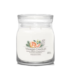 Yankee Candle White Spruce & Grapefruit bougie en cire Cylindre Blanc 1 pièce(s)