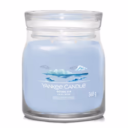 Yankee Candle Ocean Air, Cylindre, Bleu, Ambre, Jasmin, Bois de santal, 50 h, 1 pièce(s)