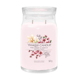 Yankee Candle Signature bougie en cire Cylindre Cerise, Vanille Rose 1 pièce(s)