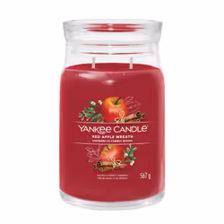 Yankee Candle Red Apple Wreath, Cylindre, Rouge, Fruité, 90 h, 1 pièce(s)
