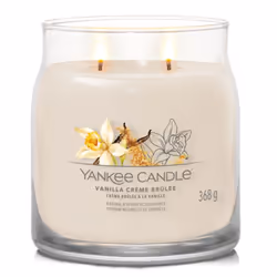 Yankee Candle Vanilla Crème Brûlée bougie en cire Cylindre Cannelle, Vanille Marron 1 pièce(s)