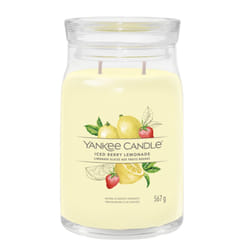 Yankee Candle Iced Berry Lemonade bougie en cire Cylindre Pamplemousse, Citron, Pomelo Jaune 1 pièce(s)