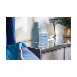 Yankee Candle Signature bougie en cire Cylindre Ambre, Jasmin, Bois de santal Bleu 1 pièce(s)