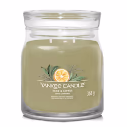 Yankee Candle Sage & Citrus, Cylindre, Vert, Citron, Citron vert, Sage, 50 h, 1 pièce(s)